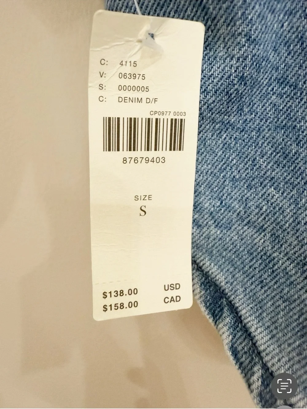 Anthropologie Pilco Denim button down jacket